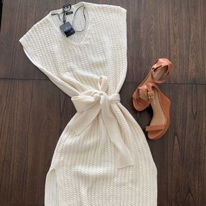 Massimo Dutti Knitted Sleeveless Sweater Dress